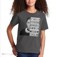 Ruth Never Underestimate a Power of a Book Kids T-Shirt thumb 2