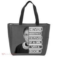 Ruth Never Underestimate a Power of a Book Tote Bag thumb 0
