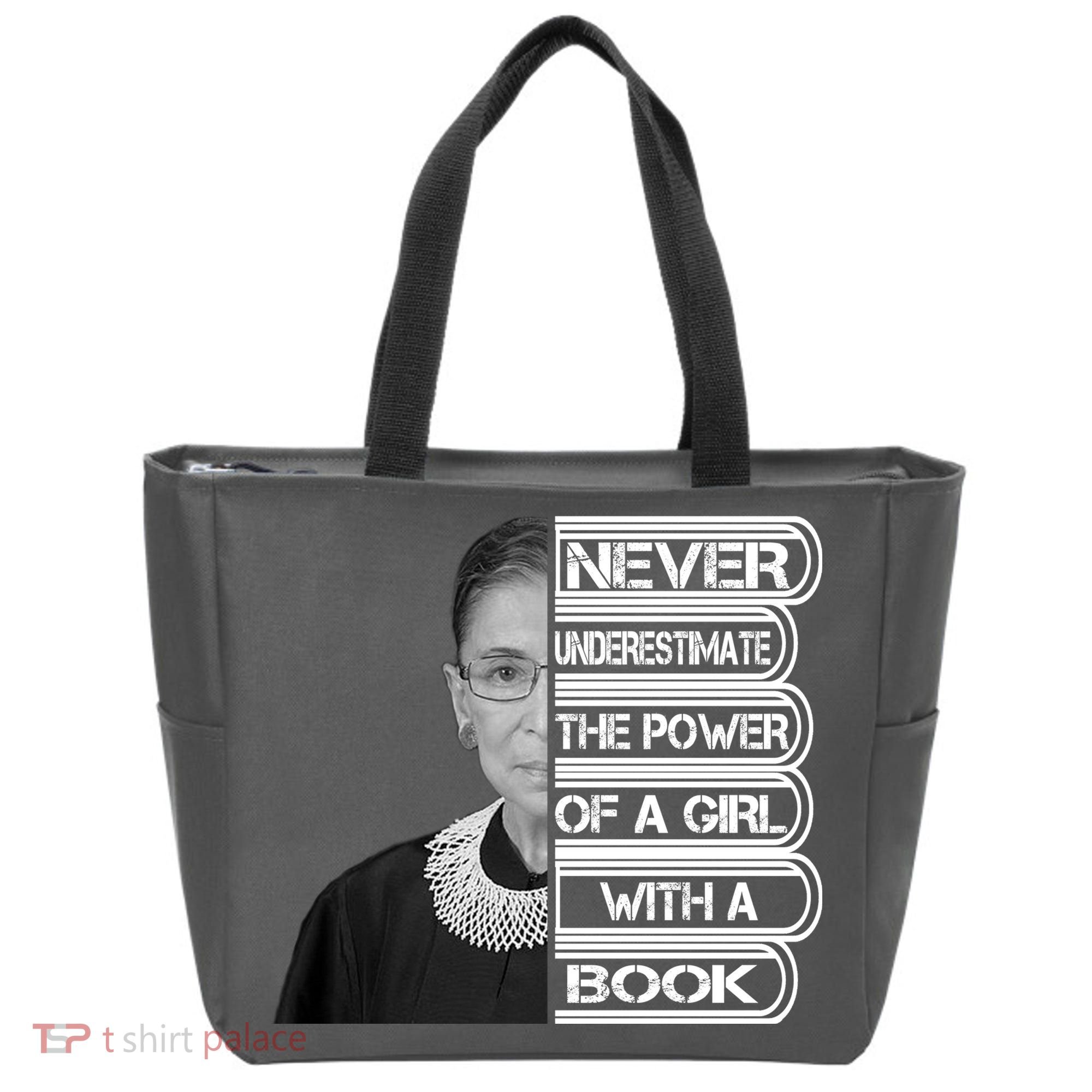Ruth Never Underestimate a Power of a Book Tote Bag