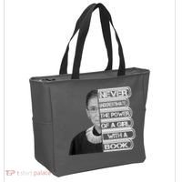 Ruth Never Underestimate a Power of a Book Tote Bag thumb 2