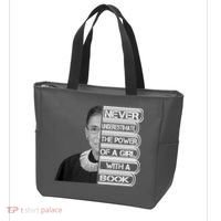 Ruth Never Underestimate a Power of a Book Tote Bag thumb 3