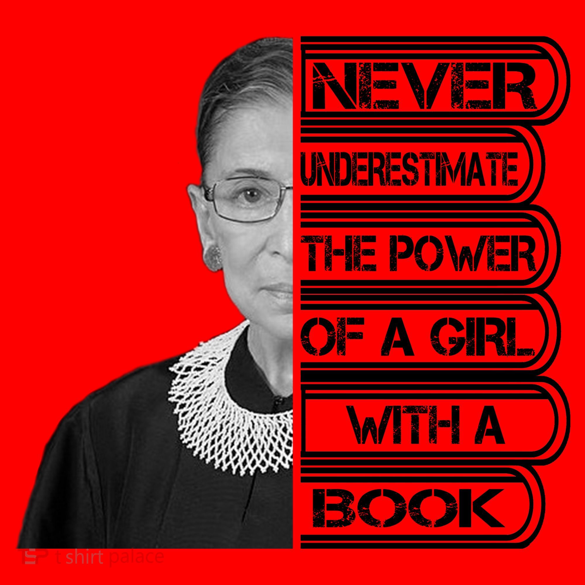 Ruth Never Underestimate a Power of a Book Santa Hat