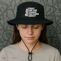 Ruther Bader Ginsburg Fights Bucket Hat thumb 3