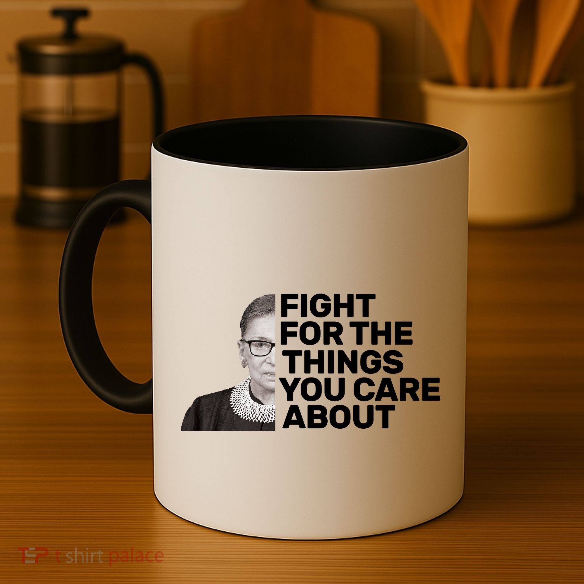 Ruther Bader Ginsburg Fights Coffee Mug