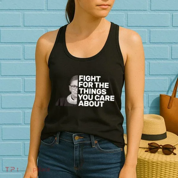 Ruther Bader Ginsburg Fights Women's Tank Top