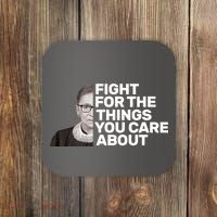 Ruther Bader Ginsburg Fights Coaster thumb 0