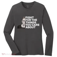 Ruther Bader Ginsburg Fights Women's Long Sleeve Shirt thumb 0