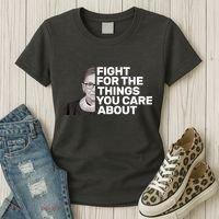 Ruther Bader Ginsburg Fights Women's T-Shirt thumb 3