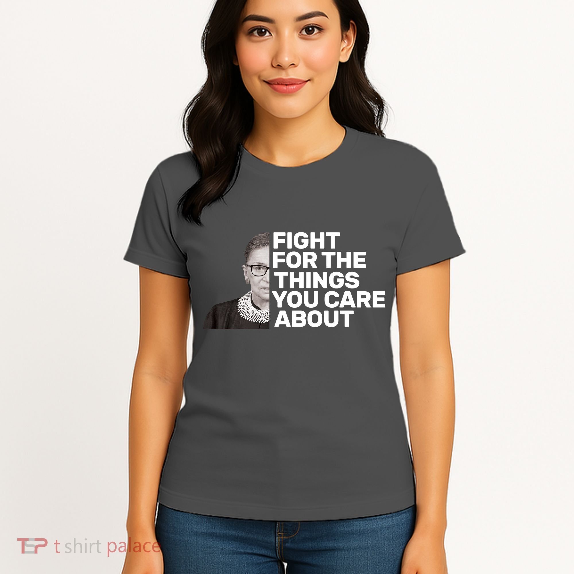 Ruther Bader Ginsburg Fights Women's T-Shirt