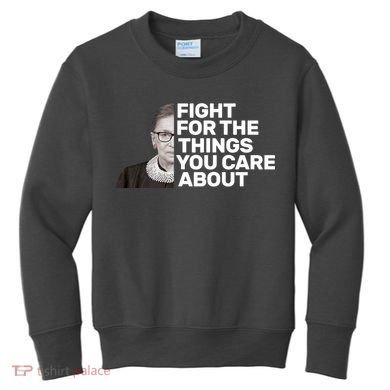 Ruther Bader Ginsburg Fights Kids Sweatshirt