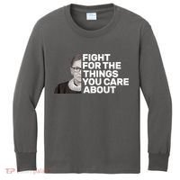 Ruther Bader Ginsburg Fights Kids Long Sleeve Shirt thumb 0