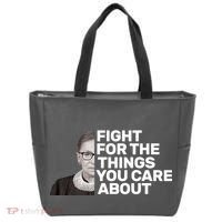 Ruther Bader Ginsburg Fights Tote Bag thumb 0