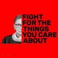 Ruther Bader Ginsburg Fights Santa Hat thumb 1