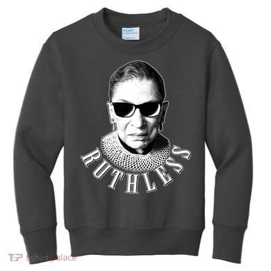 Ruthless RBG Ganster Ruth Bader Ginsburg Kids Sweatshirt