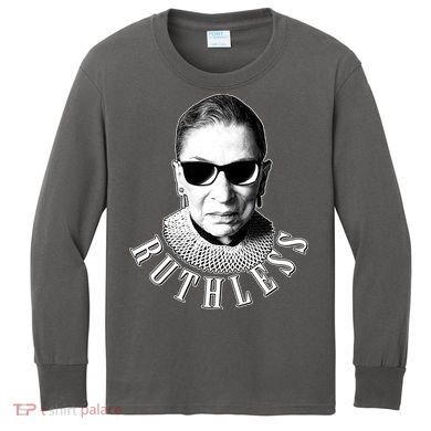 Ruthless RBG Ganster Ruth Bader Ginsburg Kids Long Sleeve Shirt