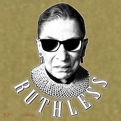 Ruthless RBG Ganster Ruth Bader Ginsburg Garment-Dyed Women's Muscle Tee