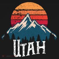 Retro Utah Ut Mountains Outdoor Wildness Funny Gift Bucket Hat thumb 4