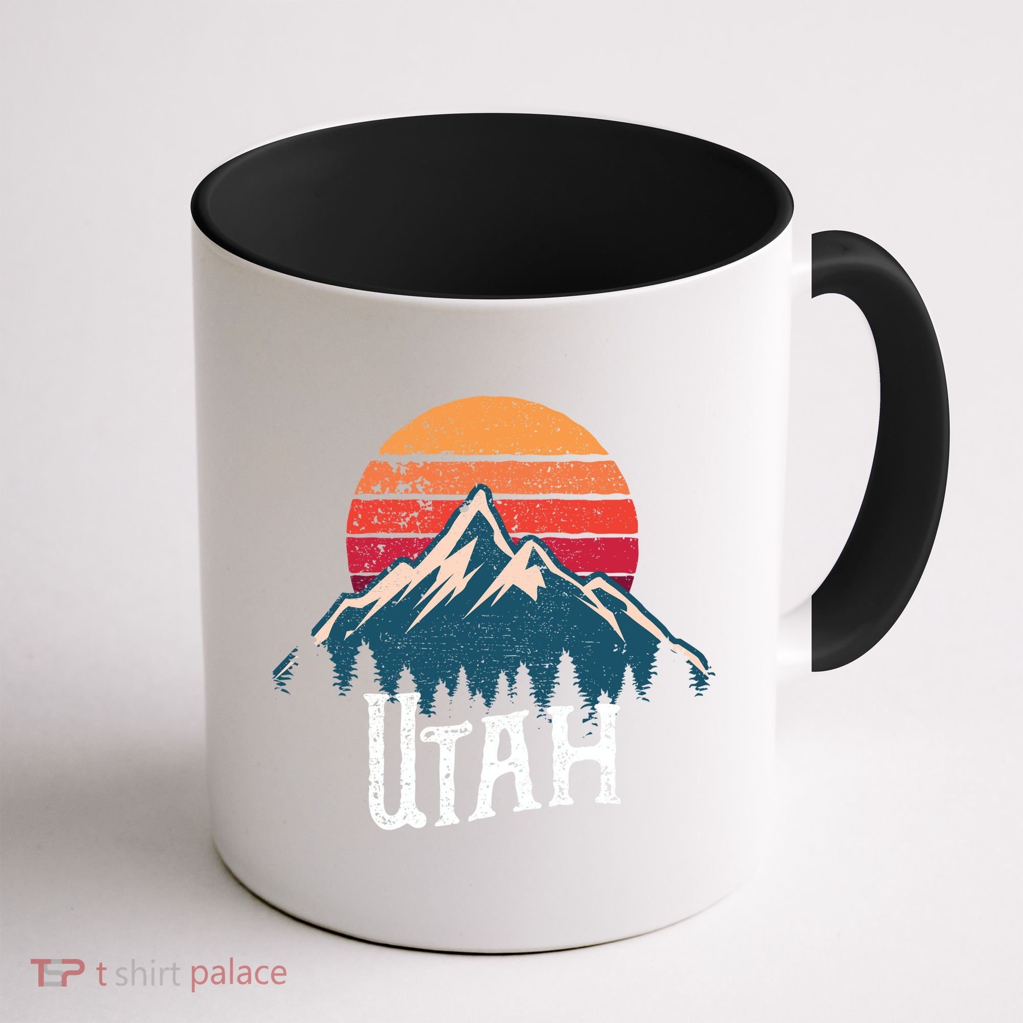 Retro Utah Ut Mountains Outdoor Wildness Funny Gift Coffee Mug