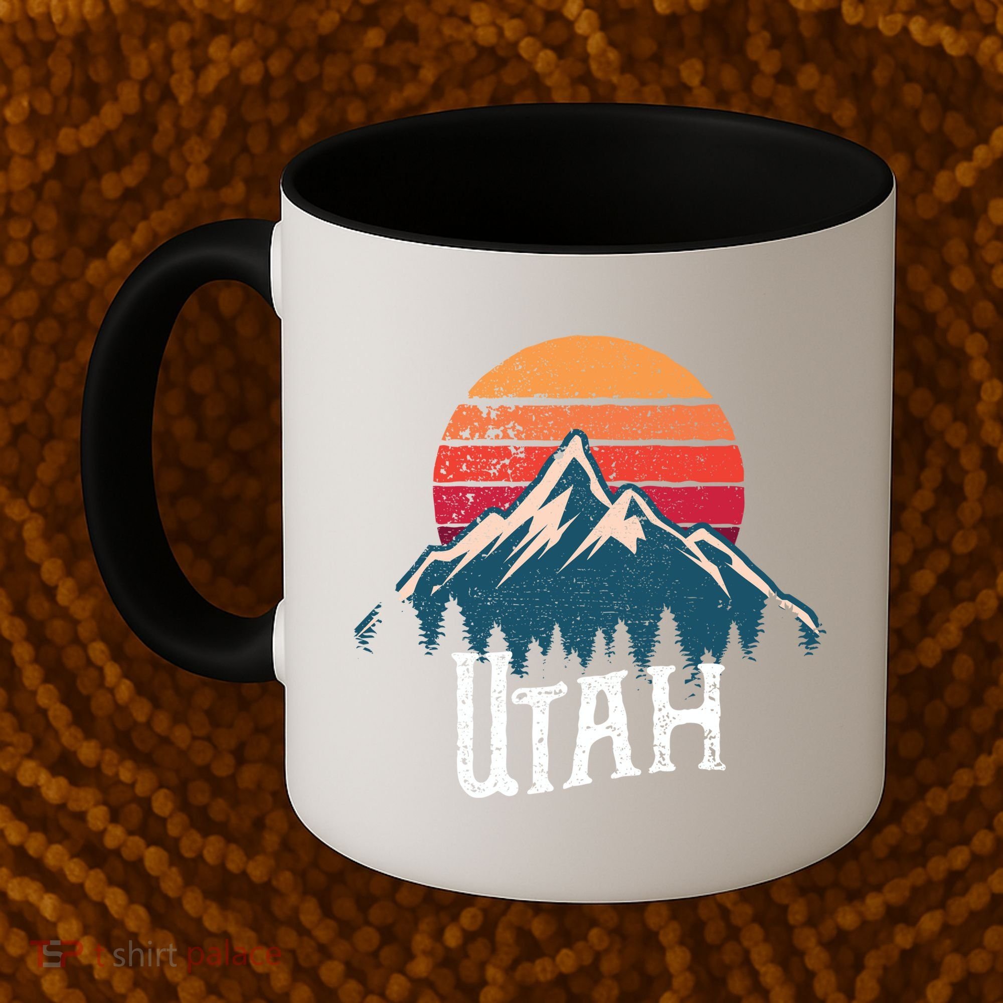 Retro Utah Ut Mountains Outdoor Wildness Funny Gift Coffee Mug