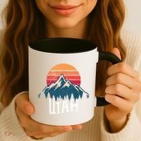 Retro Utah Ut Mountains Outdoor Wildness Funny Gift Coffee Mug thumb 3