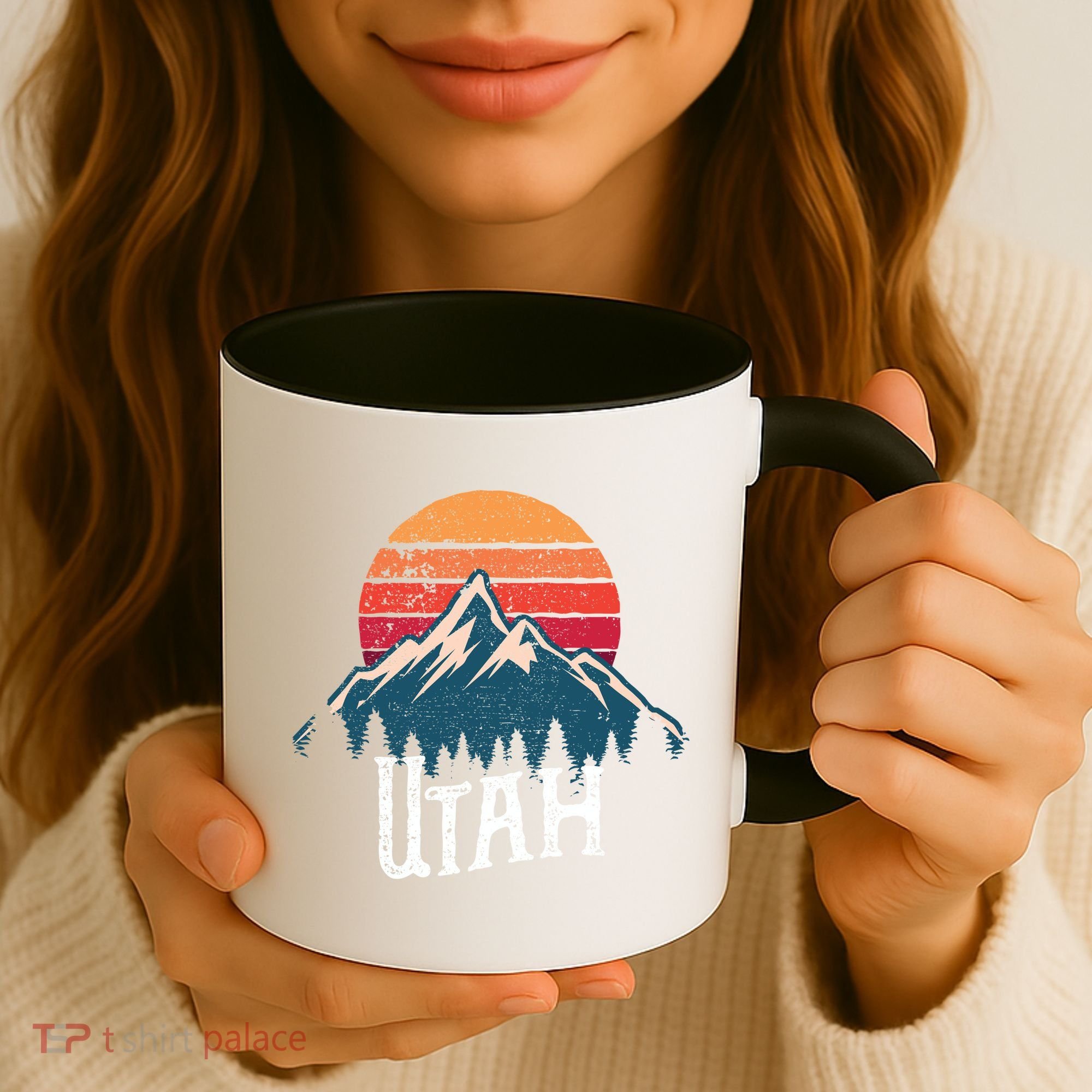 Retro Utah Ut Mountains Outdoor Wildness Funny Gift Coffee Mug