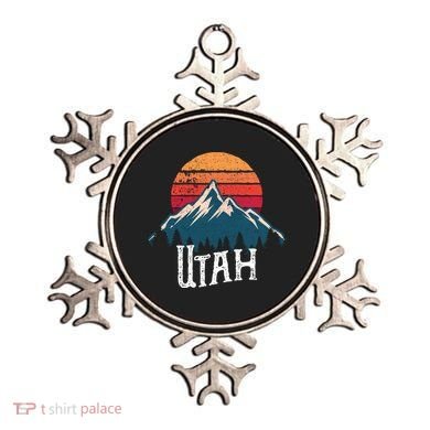 Retro Utah Ut Mountains Outdoor Wildness Funny Gift Ornament
