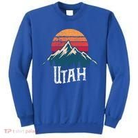 Retro Utah Ut Mountains Outdoor Wildness Funny Gift Sweatshirt thumb 0