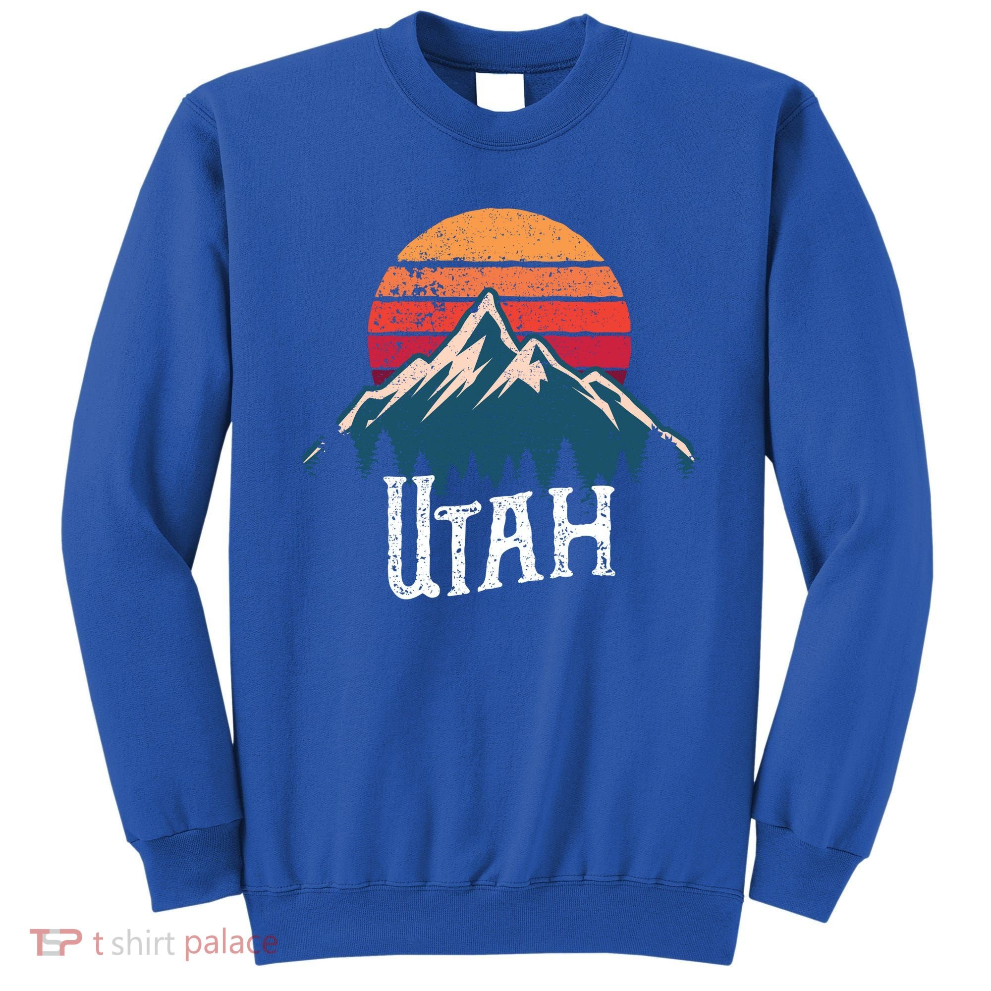 Retro Utah Ut Mountains Outdoor Wildness Funny Gift Sweatshirt