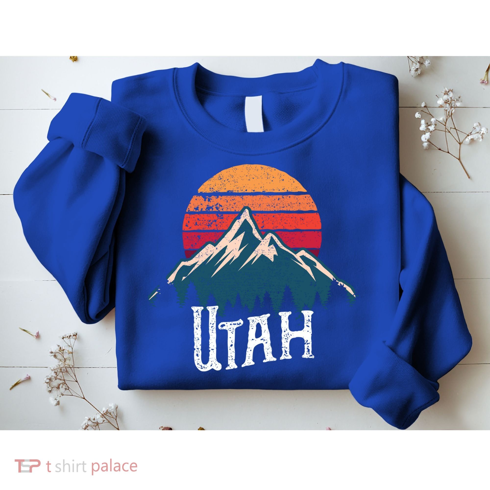 Retro Utah Ut Mountains Outdoor Wildness Funny Gift Sweatshirt