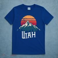 Retro Utah Ut Mountains Outdoor Wildness Funny Gift T-Shirt thumb 5