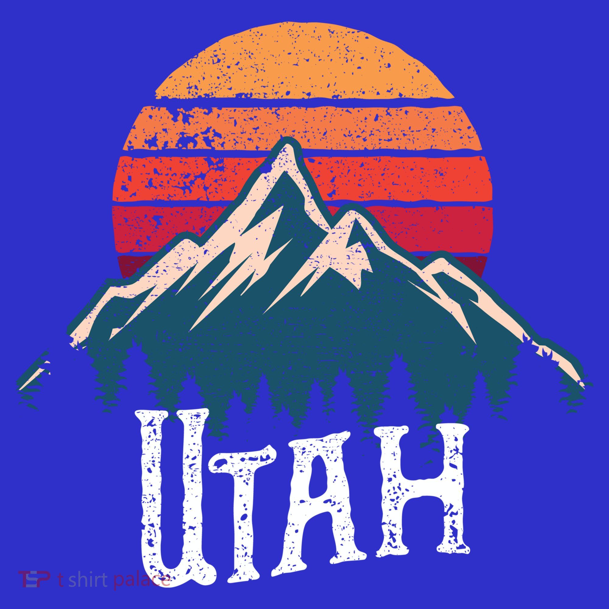Retro Utah Ut Mountains Outdoor Wildness Funny Gift T-Shirt
