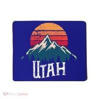 Retro Utah Ut Mountains Outdoor Wildness Funny Gift Mousepad thumb 0