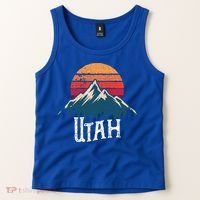 Retro Utah Ut Mountains Outdoor Wildness Funny Gift Tank Top thumb 2