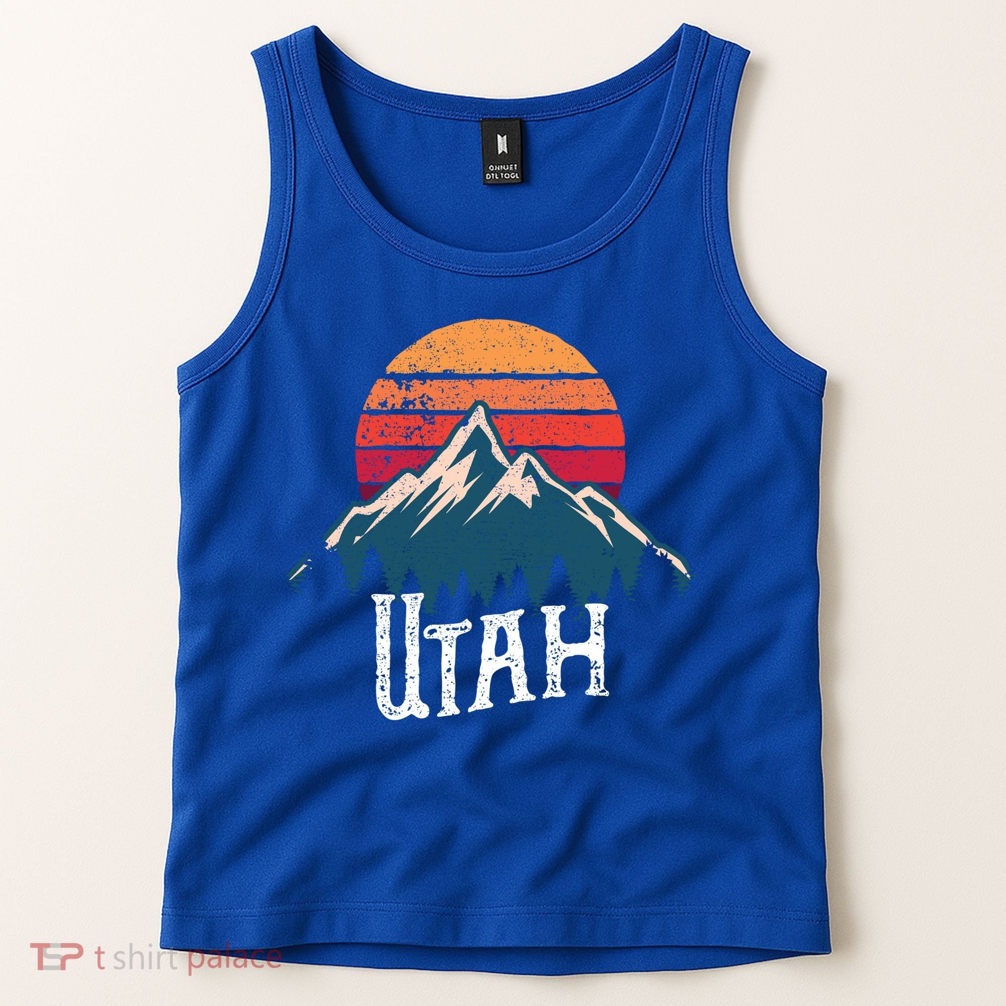 Retro Utah Ut Mountains Outdoor Wildness Funny Gift Tank Top