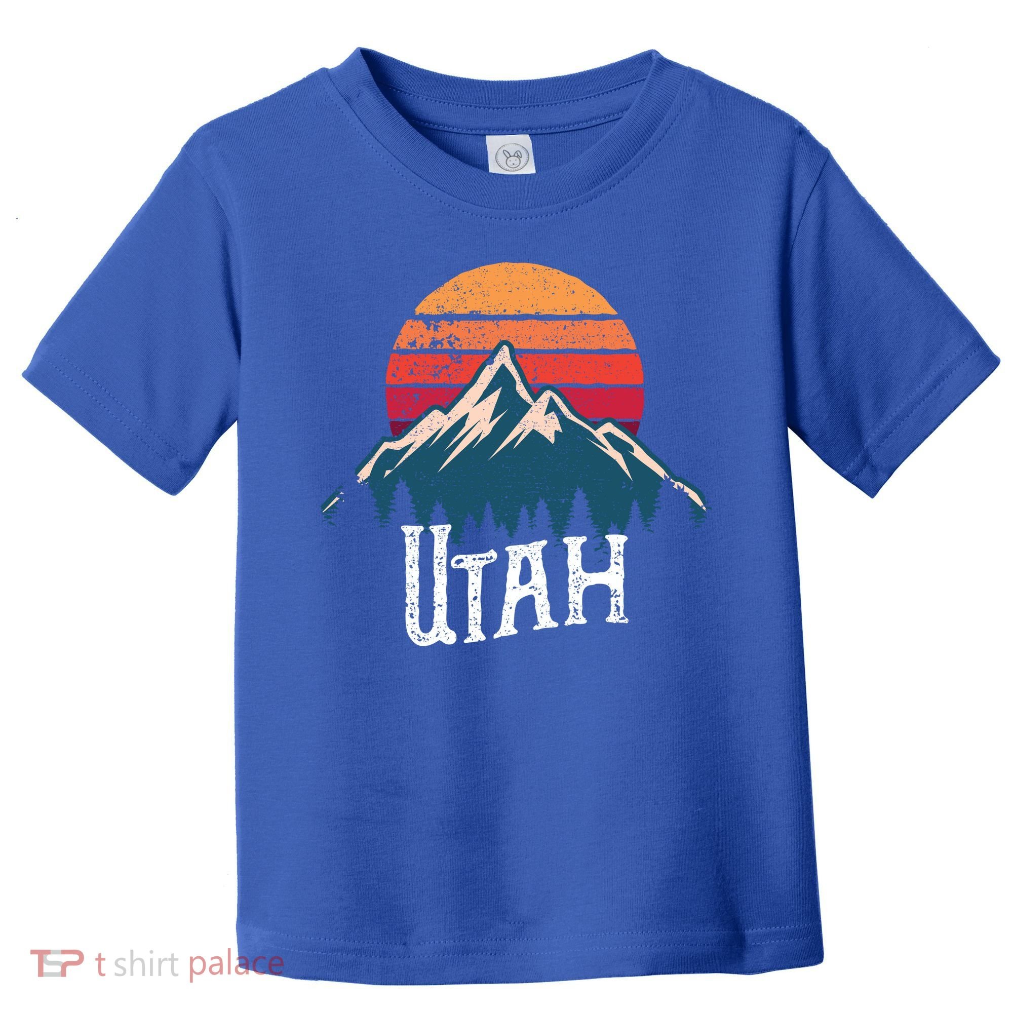 Retro Utah Ut Mountains Outdoor Wildness Funny Gift Toddler T-Shirt