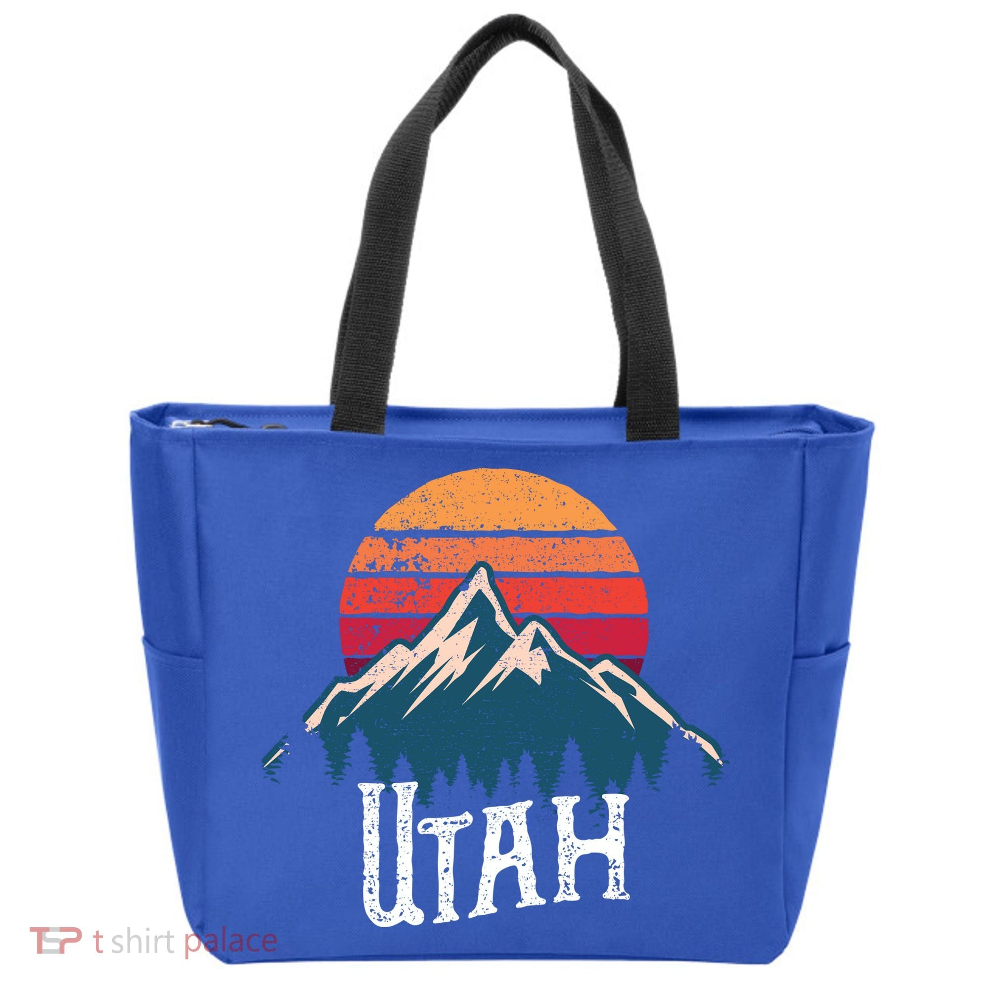 Retro Utah Ut Mountains Outdoor Wildness Funny Gift Tote Bag