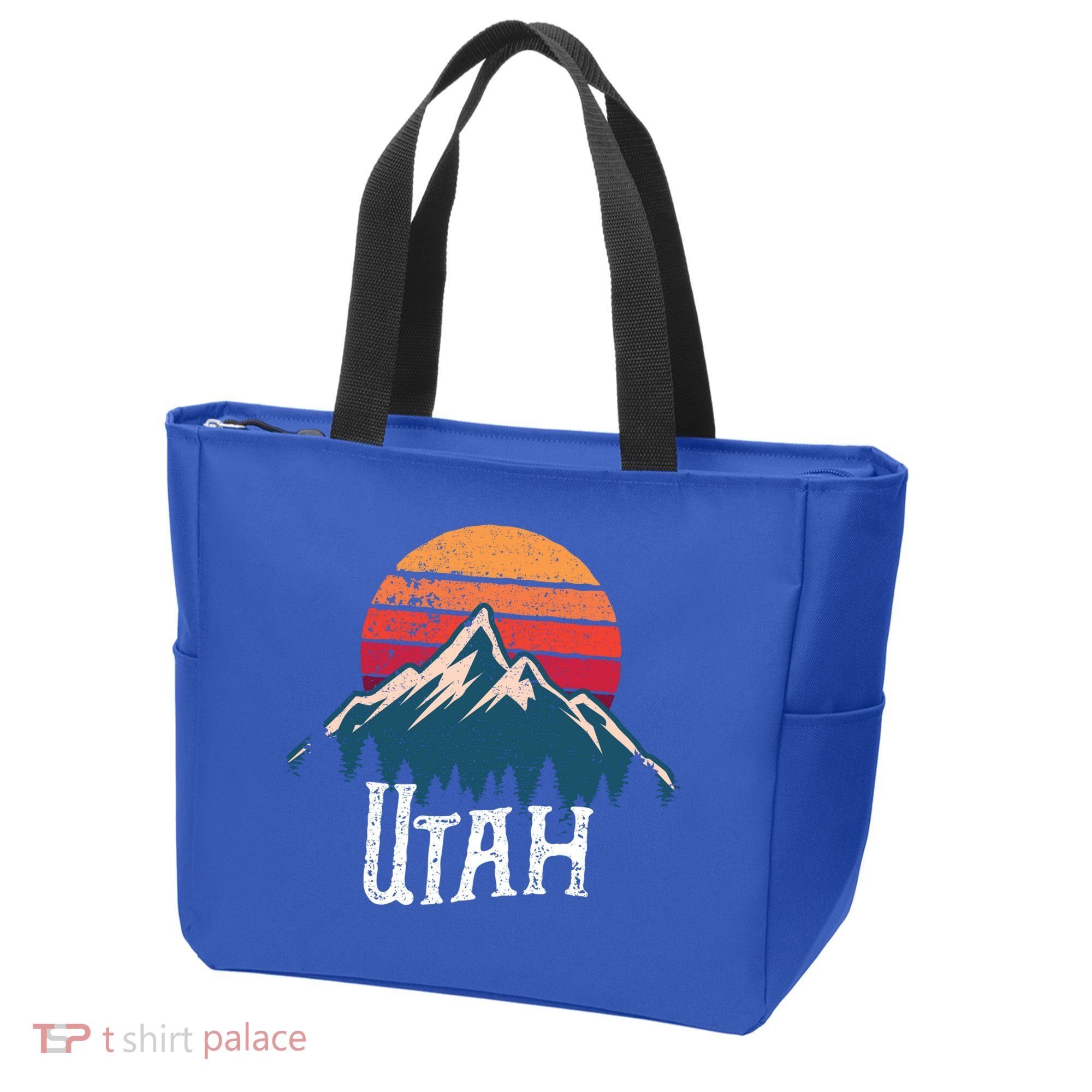 Retro Utah Ut Mountains Outdoor Wildness Funny Gift Tote Bag