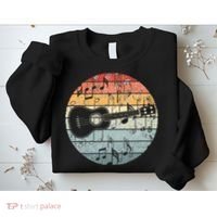 Retro Uke Ukulele Player Funny Ukulele Music Sweatshirt thumb 2