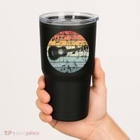 Retro Uke Ukulele Player Funny Ukulele Music Tumbler thumb 2