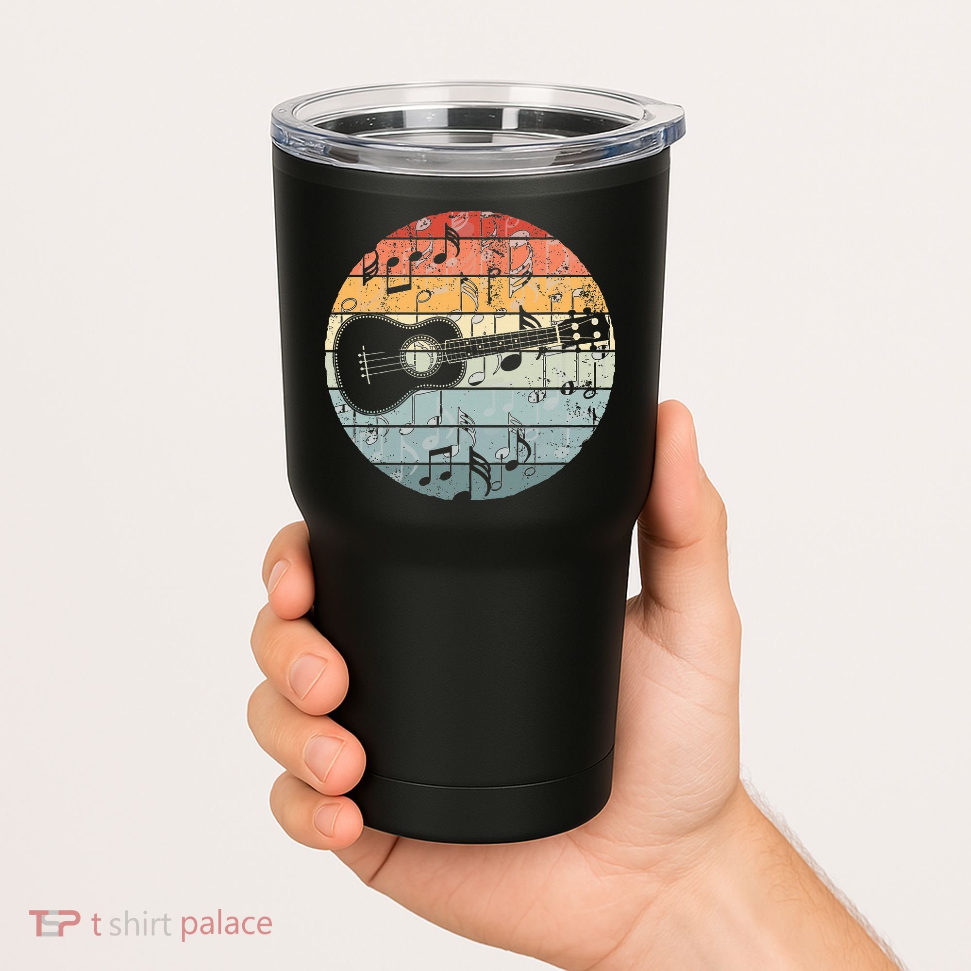 Retro Uke Ukulele Player Funny Ukulele Music Tumbler