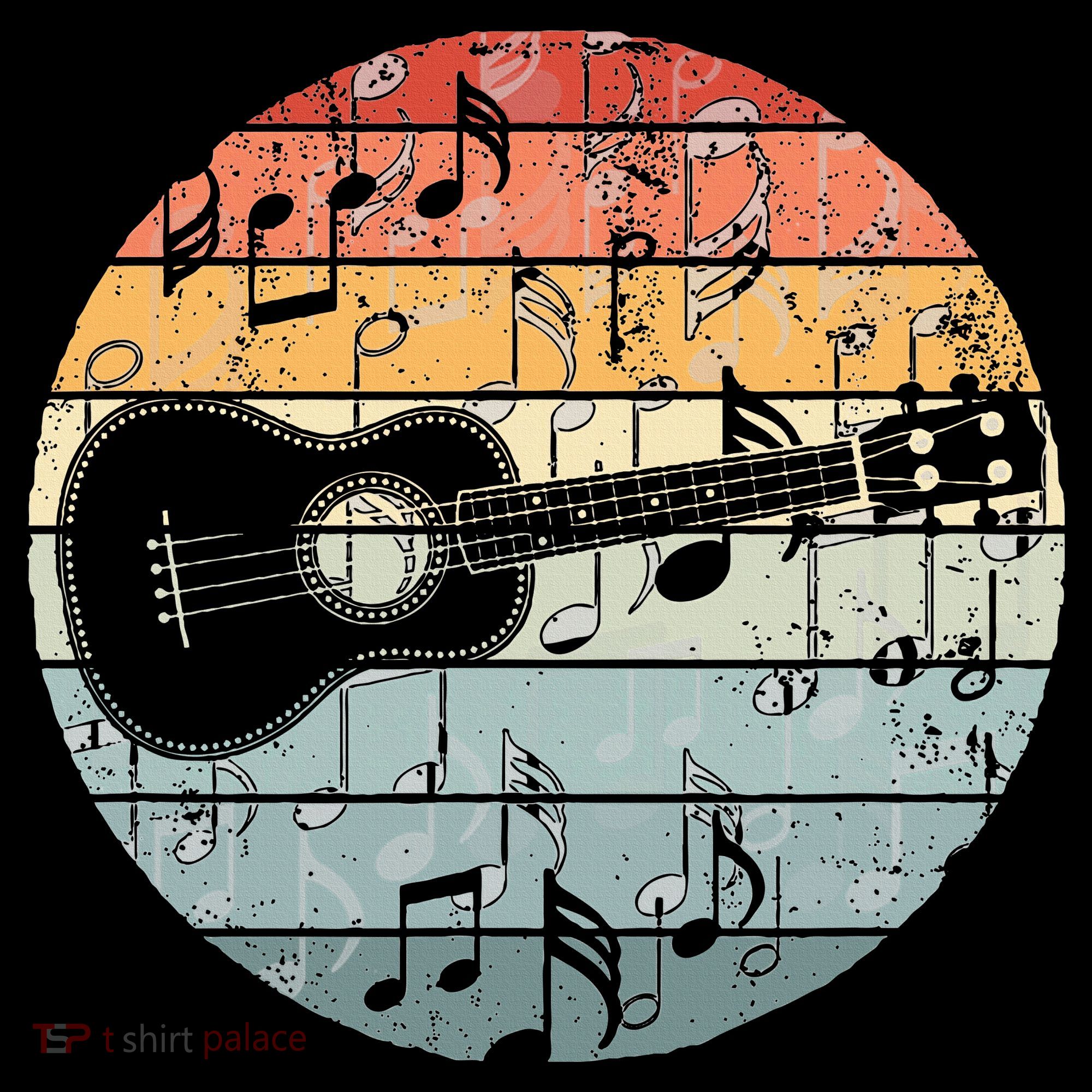 Retro Uke Ukulele Player Funny Ukulele Music Ornament
