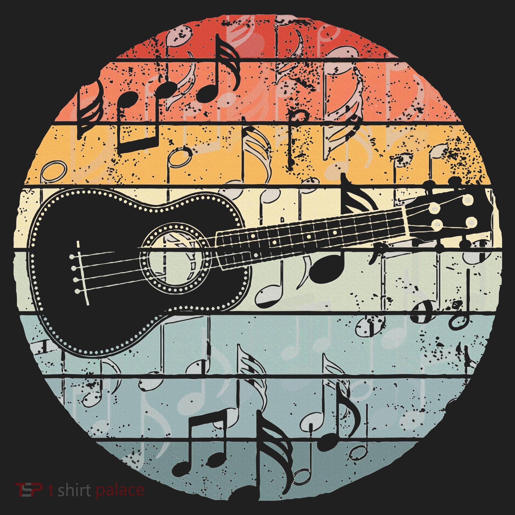 Retro Uke Ukulele Player Funny Ukulele Music Hat