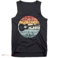Retro Uke Ukulele Player Funny Ukulele Music Tank Top thumb 0