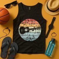 Retro Uke Ukulele Player Funny Ukulele Music Tank Top thumb 4