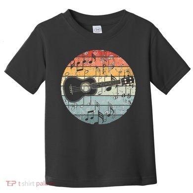 Retro Uke Ukulele Player Funny Ukulele Music Toddler T-Shirt