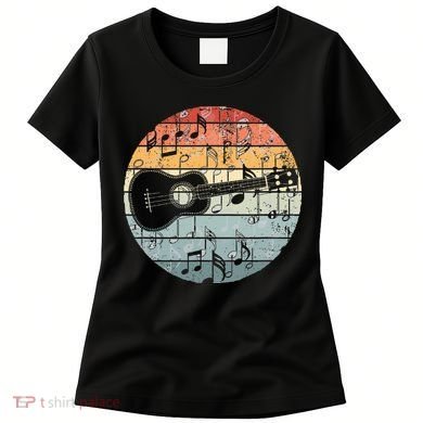 Retro Uke Ukulele Player Funny Ukulele Music Women's T-Shirt
