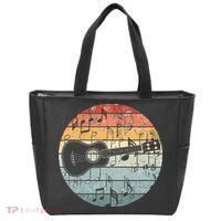 Retro Uke Ukulele Player Funny Ukulele Music Tote Bag thumb 0