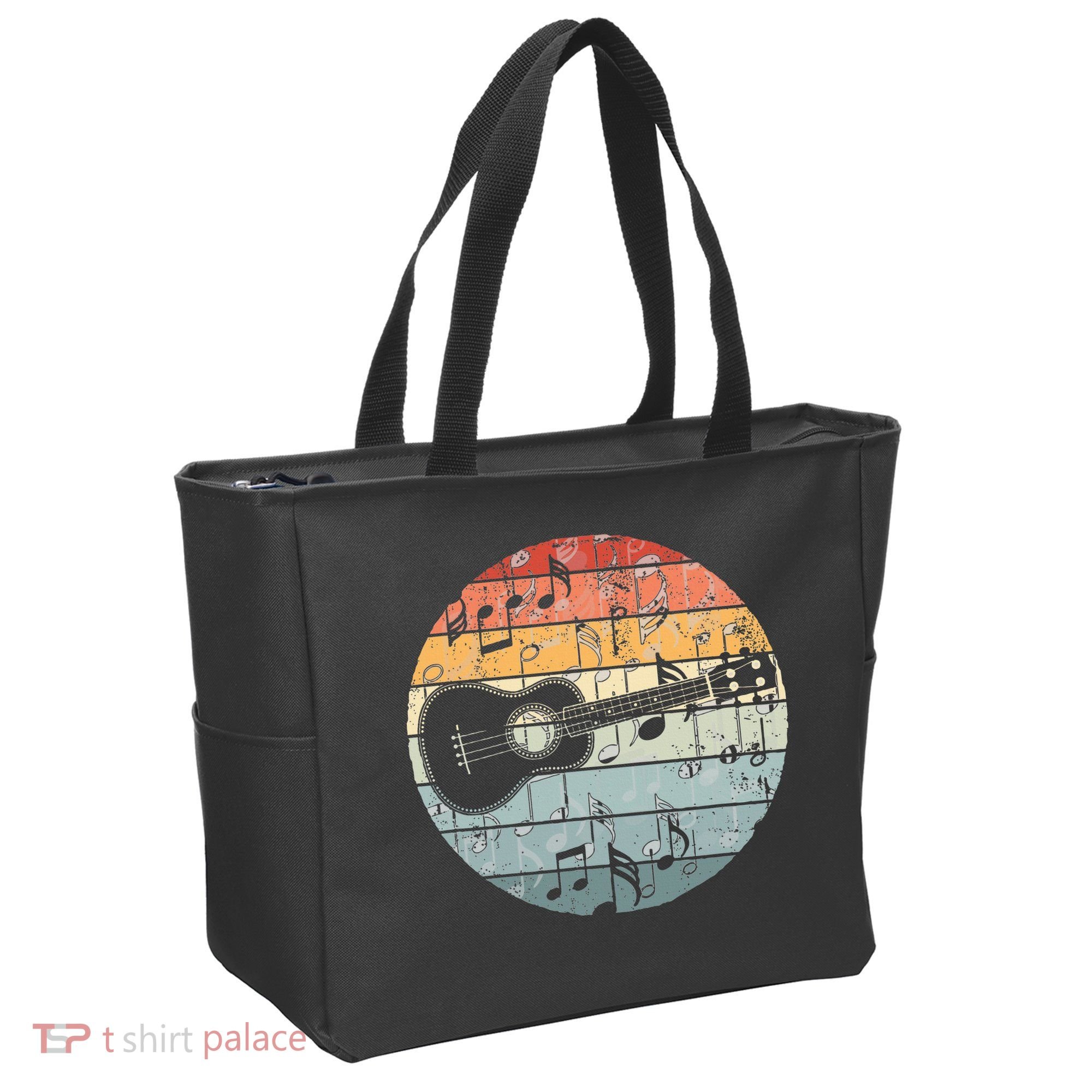 Retro Uke Ukulele Player Funny Ukulele Music Tote Bag