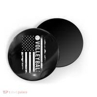 retro US Volleyball Practice USA Flag American Magnet thumb 0