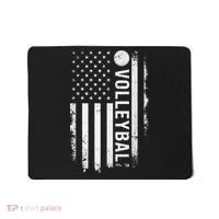 retro US Volleyball Practice USA Flag American Mousepad thumb 0
